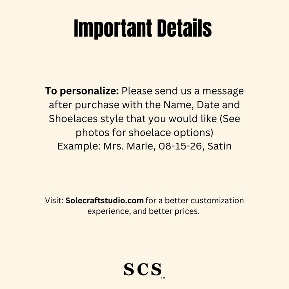 Personalized Wedding Sneakers for the Bride - Converse Chuck Taylor Leather - Picture 4 of 8